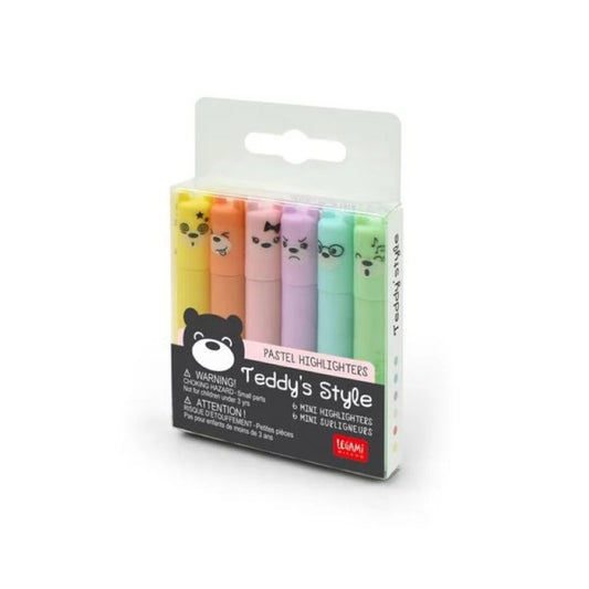Legami Textmarker mit doppelter Spitze Kitty 6er Pack