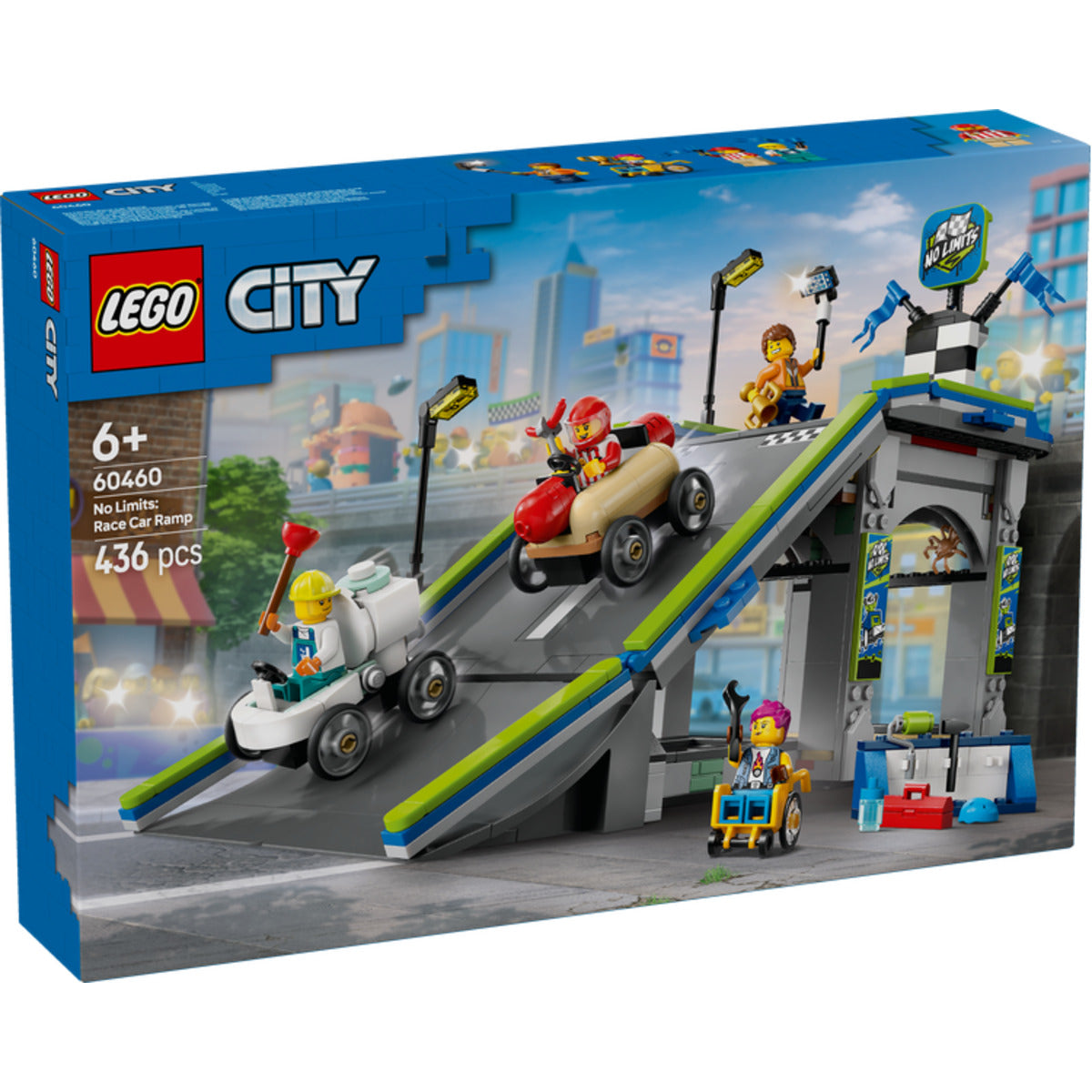 LEGO® City 60460 Keine Limits: Seifenkistenrennen mit Rampe