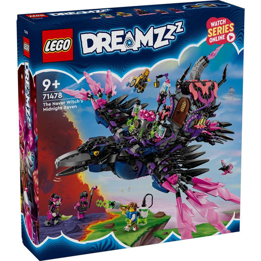LEGO® DREAMZzz™ 71478 Der Mitternachtsrabe der Nimmerhexe