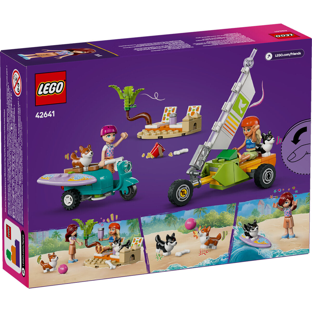 LEGO® Friends 42641 Strandabenteuer mit Hunden