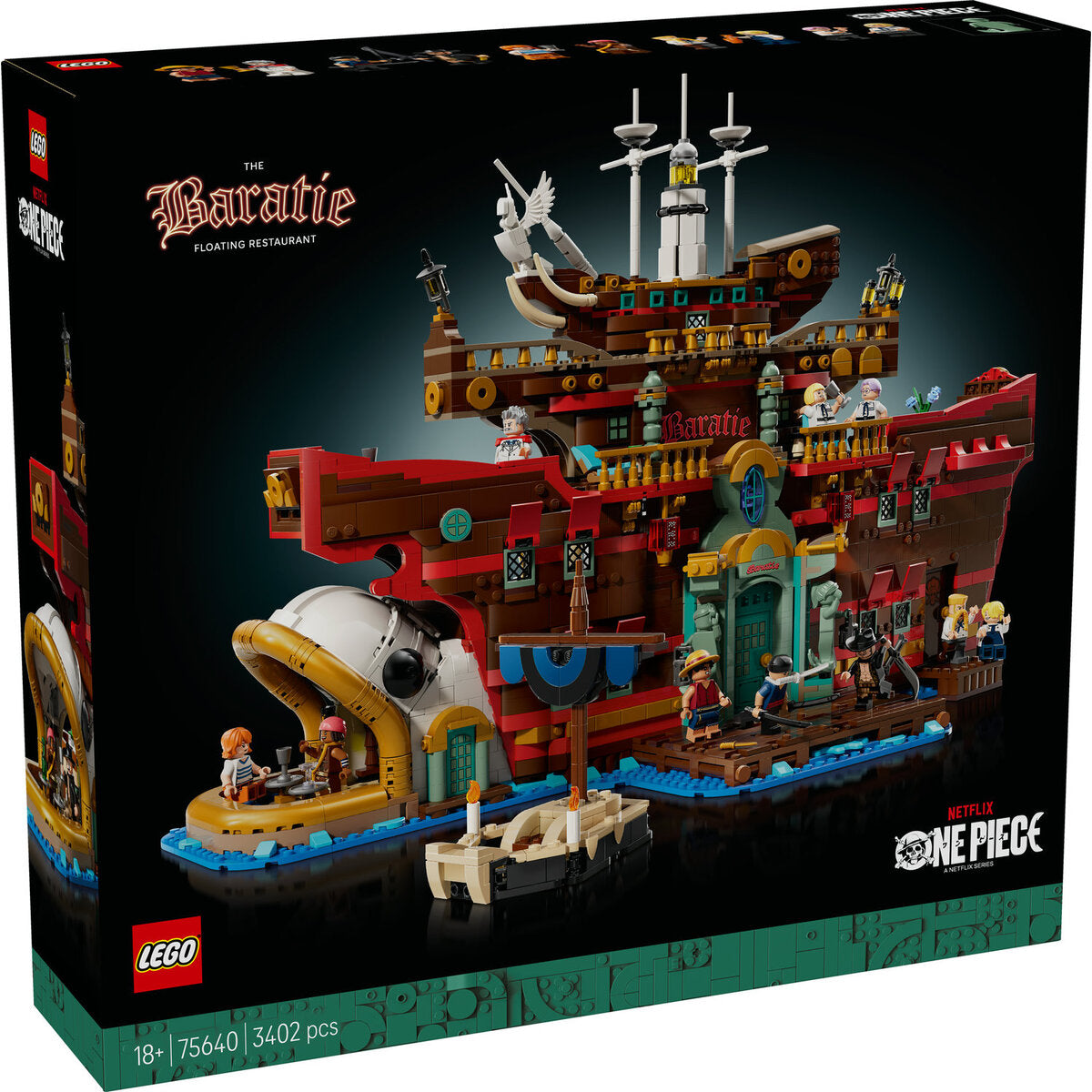 LEGO® ONE PIECE 75640 Baratié, das Schwimmende Restaurant
