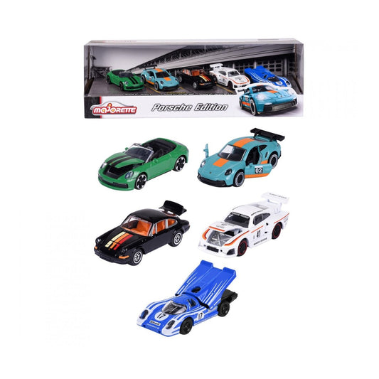 Majorette Porsche Motorsport 5 Pieces Giftpack