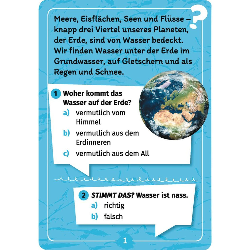 moses. Expedition Natur Mein Wasser-Forscherquiz