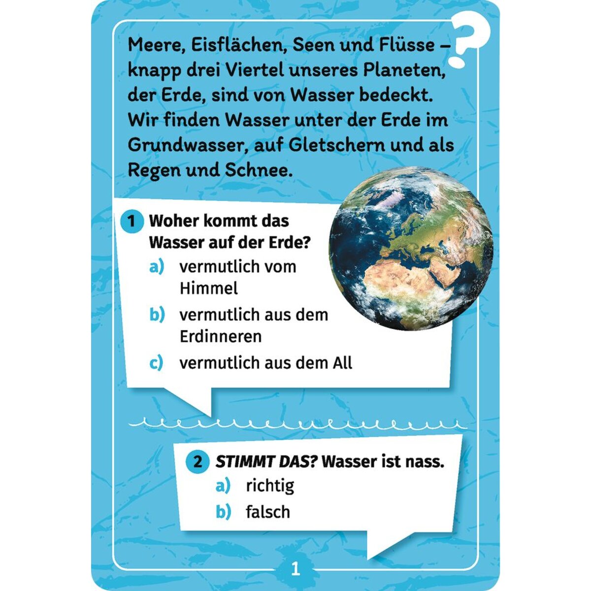 moses. Expedition Natur Mein Wasser-Forscherquiz