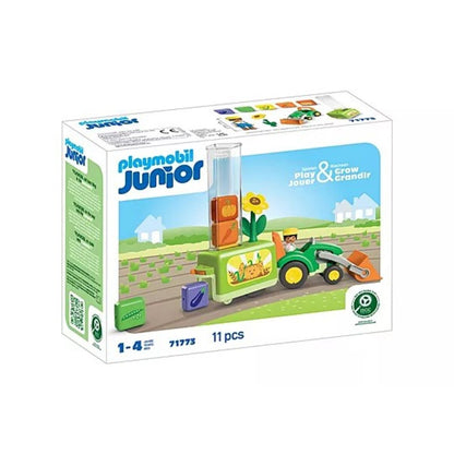 PLAYMOBIL® 71773 JUNIOR: Traktor mit lustiger Pflanzmaschine