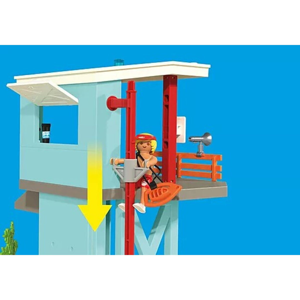 PLAYMOBIL® 71903 DLRG Rettungsturm mit Quad-Werkstatt