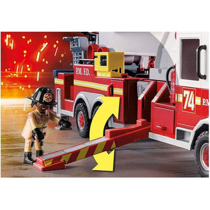 PLAYMOBIL® 70935 City Action Feuerwehr-Fahrzeug: US Tower Ladder