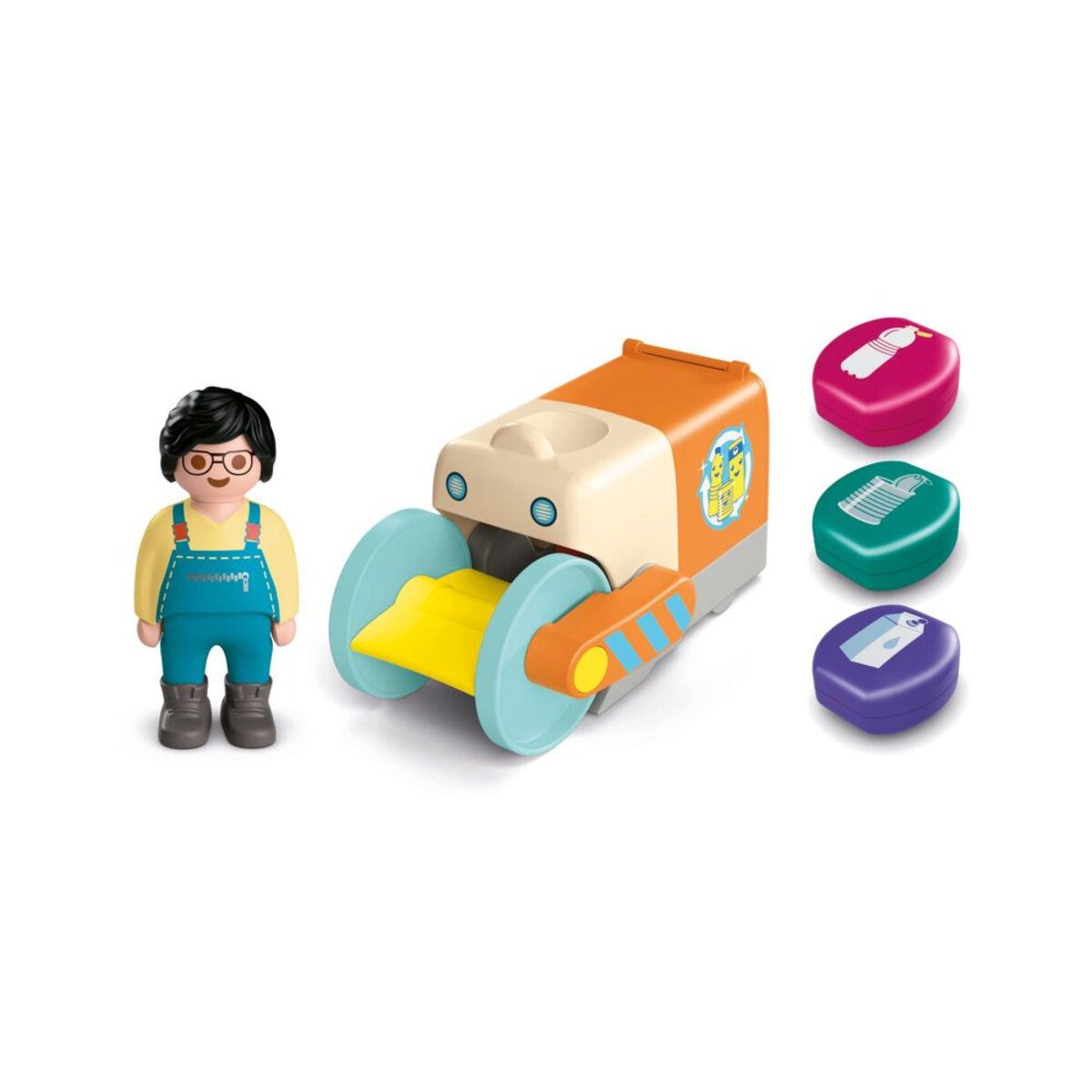 PLAYMOBIL® JUNIOR Spaßiges Müllfahrzeug