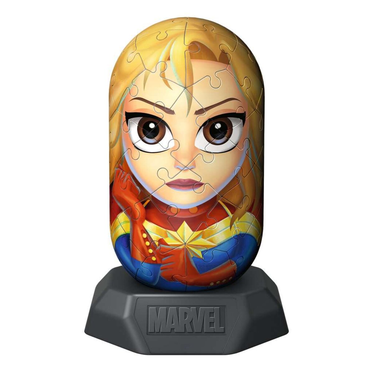 Ravensburger 3D Puzzle - Hylkies Marvel #07 Captain Marvel, 54 Teile