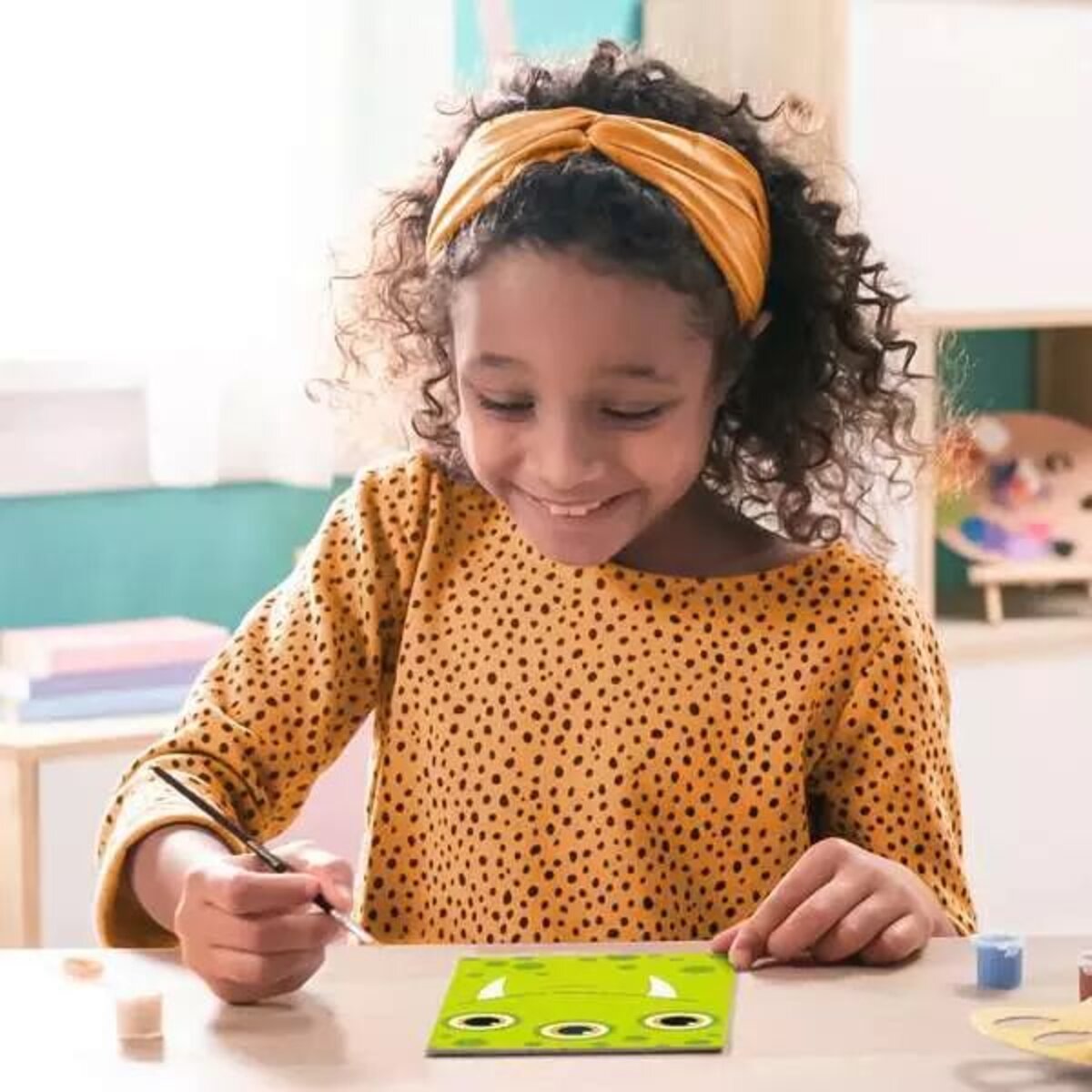 Ravensburger CreArt Grünes Monster - Malen nach Zahlen für Kinder ab 7 Jahren