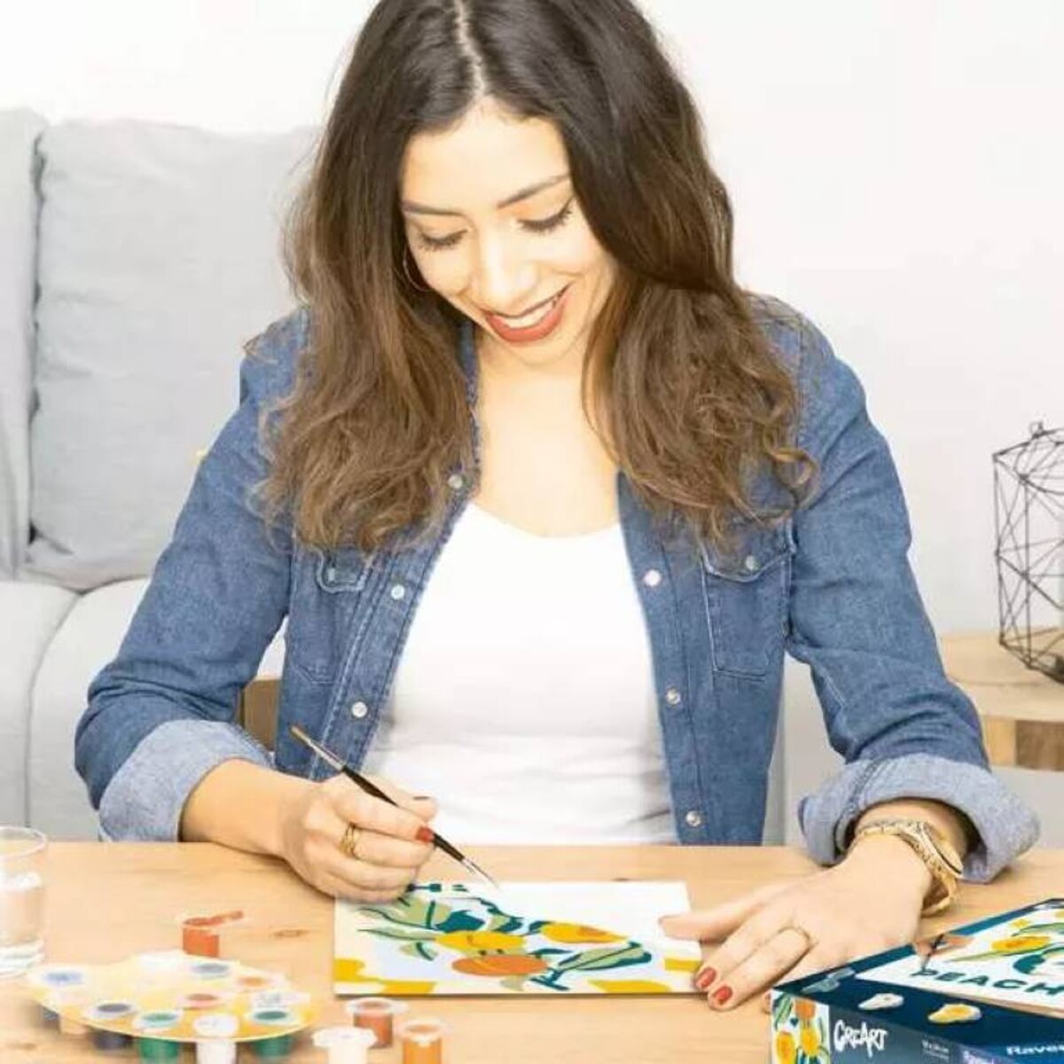 Ravensburger CreArt Malen nach Zahlen Pfirsiche