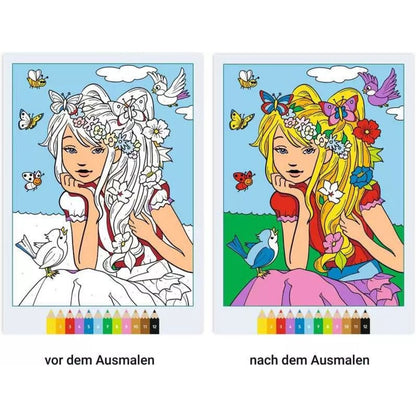 Ravensburger CreArt Malen nach Zahlen ab 7: Feen, Elfen, Meerjungfrauen
