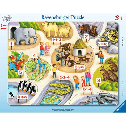 Ravensburger Puzzle - Erstes Zählen bis 5 , 17 Teile