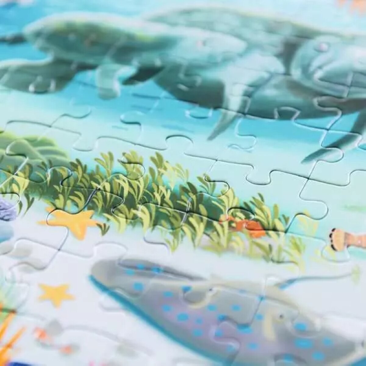 Ravensburger Kinderpuzzle 64 + 72 + 81 + 90 Teile Meereszeiten
