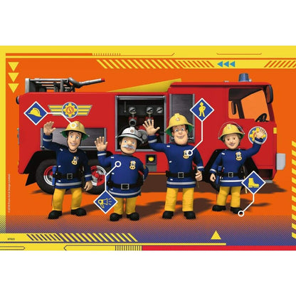 Ravensburger Kinderpuzzle Feuerwehrmann Sam, Wasser marsch mit Sam, 2x24 Teile