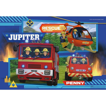 Ravensburger Kinderpuzzle Feuerwehrmann Sam, Wasser marsch mit Sam, 2x24 Teile