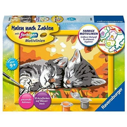Ravensburger CreArt, Malen nach Zahlen - Kätzchen im Herbst