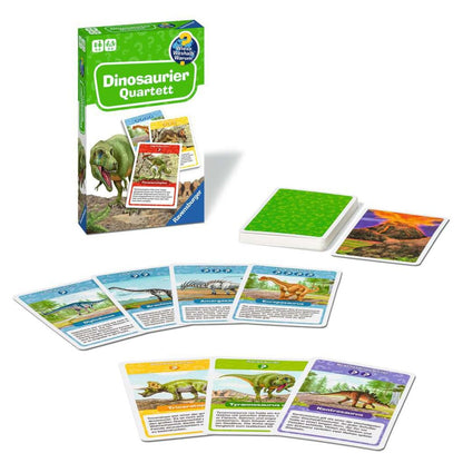 Ravensburger Mitbringspiel - 22359 - Wieso? Weshalb? Warum? Dinosaurier Quartett