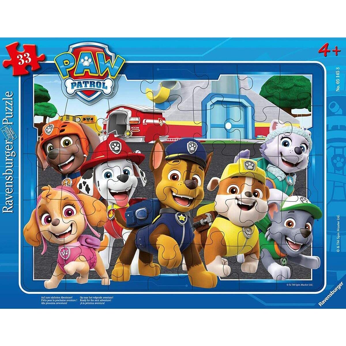 Ravensburger PAW Patrol - Auf zum nächsten Abenteuer, 33 Teile