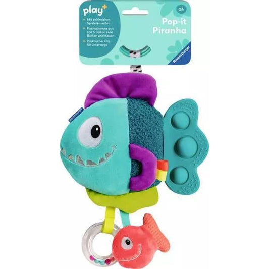 Ravensburger play+ Pop-it Piranha (blau)