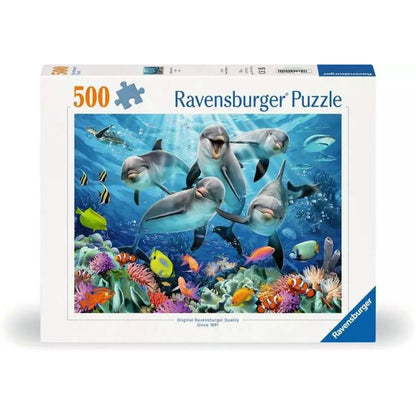 Ravensburger Puzzle - Delfine im Korallenriff, 500 Teile