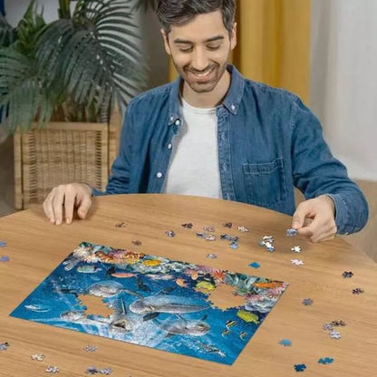 Ravensburger Puzzle - Delfine im Korallenriff, 500 Teile