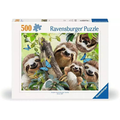 Ravensburger Puzzle - Faultier Selfie, 500 Teile