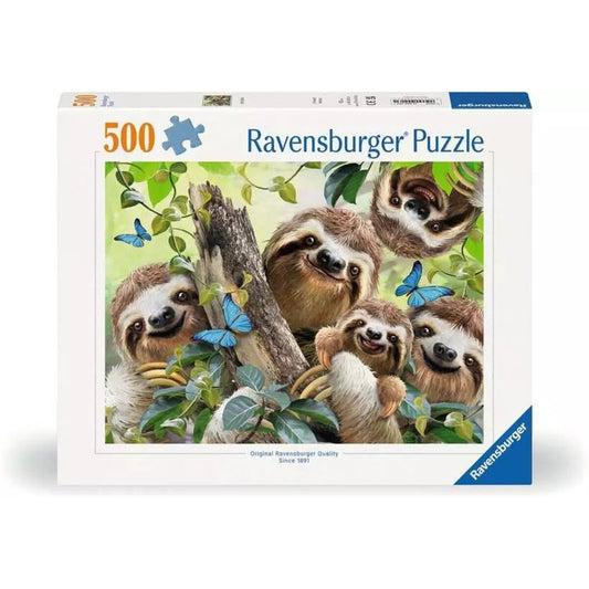 Ravensburger Puzzle - Faultier Selfie, 500 Teile