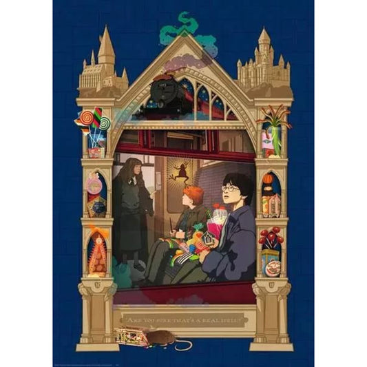 Ravensburger Puzzle - Harry Potter auf dem Weg nach Hogwarts, 1000 Teile