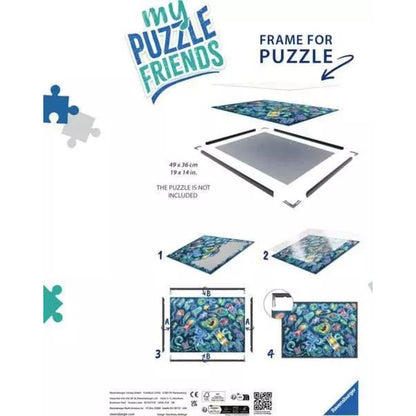 Ravensburger Puzzle-Rahmen schwarz 500 Teile, Format 50 x 37 cm