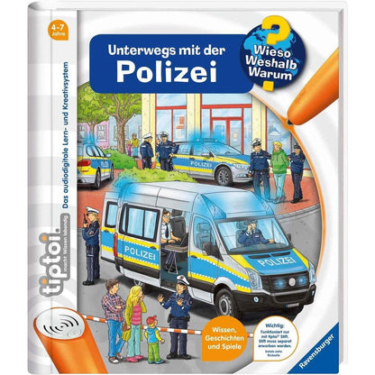 Ravensburger tiptoi Band 22: Unterwegs mit der Polizei - Wieso? Weshalb? Warum?