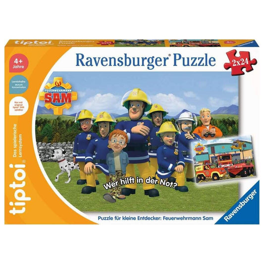 Ravensburger tiptoi® Puzzle für kleine Entdecker: Feuerwehrmann Sam