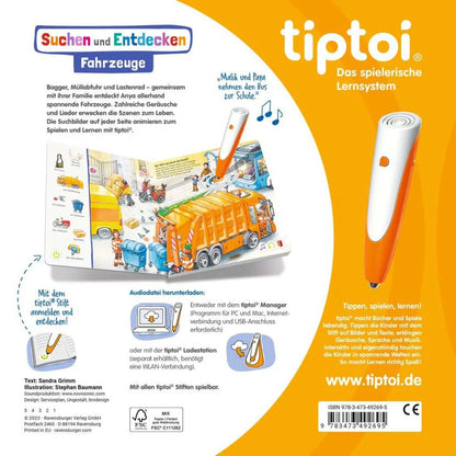 Ravensburger tiptoi® Suchen und Entdecken: Fahrzeuge