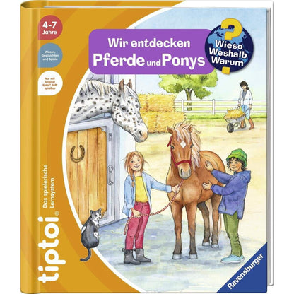 Ravensburger tiptoi® Wieso? Weshalb? Warum? Wir entdecken Pferde und Ponys
