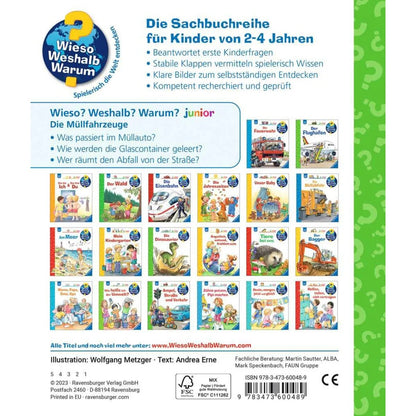 Ravensburger Wieso? Weshalb? Warum? junior, Band 74: Die Müllfahrzeuge