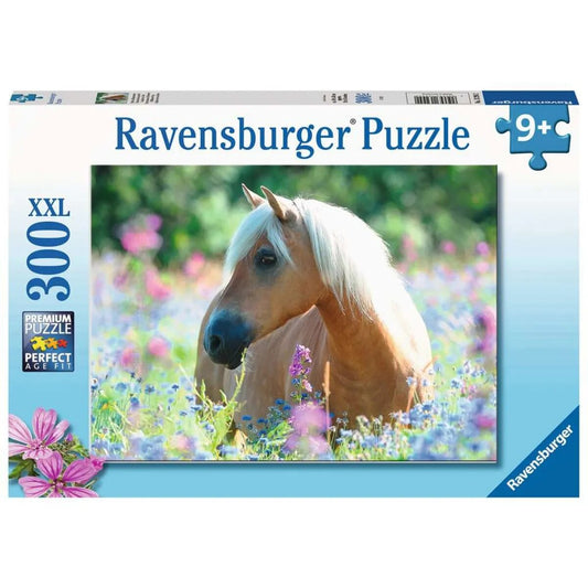 Ravensburger XXL Puzzle - Pferd im Blumenmeer, 300 Teile