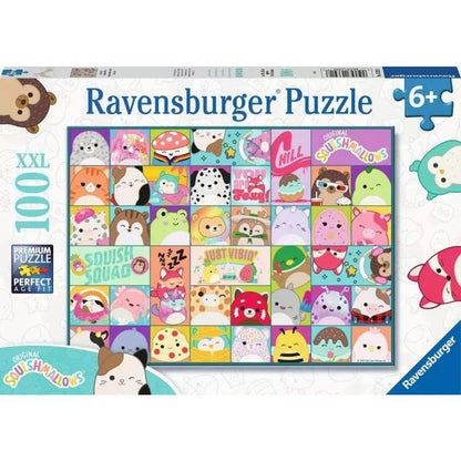 Ravensburger XXL Puzzle - Viele bunte Squishmallows, 100 Teile