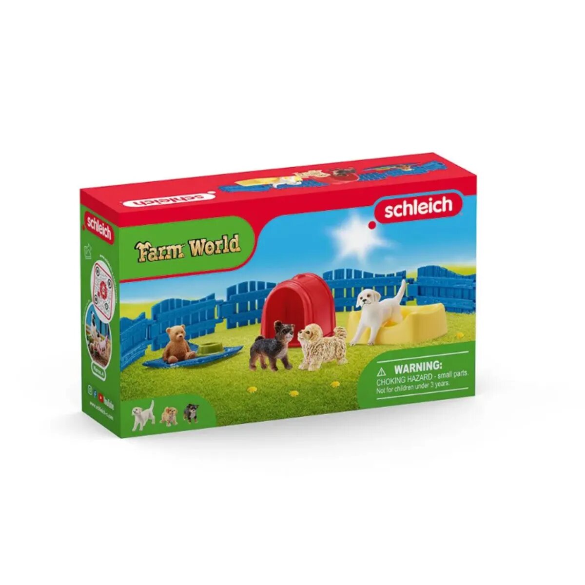 schleich® FARM WORLD 42480 Welpenstube