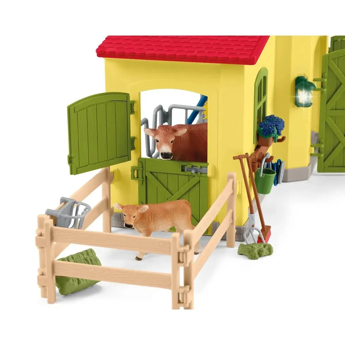 schleich® FARM WORLD 42605 Großer Stall mit Tieren und Zubehör