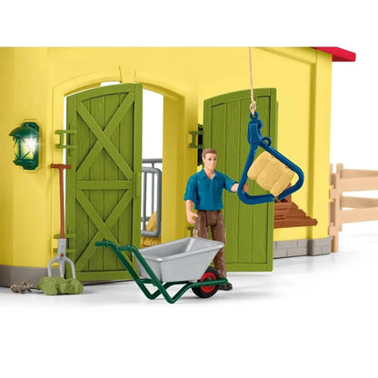 schleich® FARM WORLD 42605 Großer Stall mit Tieren und Zubehör