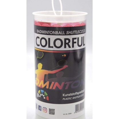Sunflex Badminton Colorful, 5er Packung