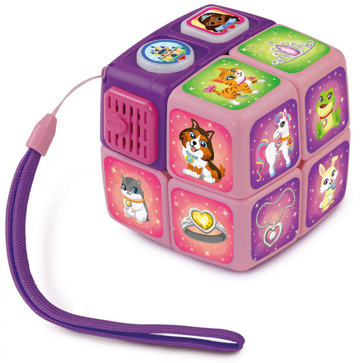 VTech Twist & Learn Princess-Würfel interaktiver drehbarer Lernwürfel batteriebetrieben