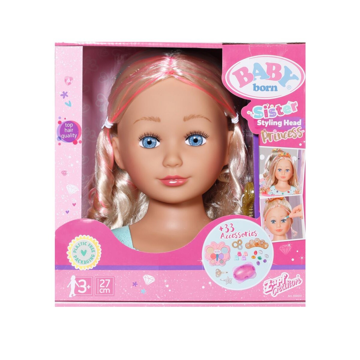 BABY born® Sister Styling Head
