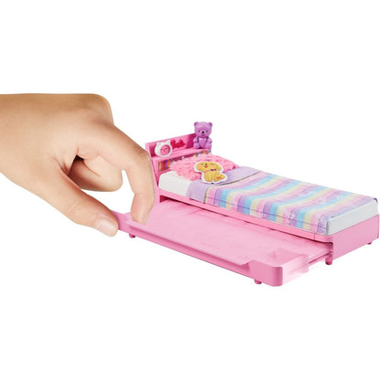 Barbie-Möbel für Kindergartenkinder, My First Barbie Schlafenszeit-Spielset