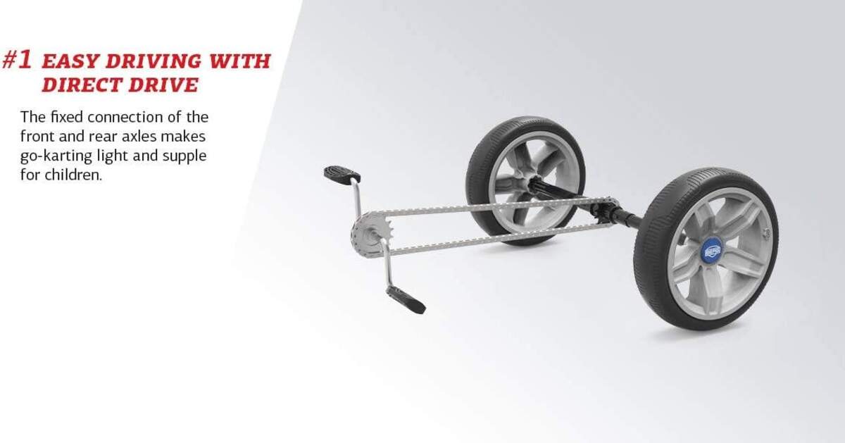 Berg Pedal-Gokart Reppy Roadster mit soundbox