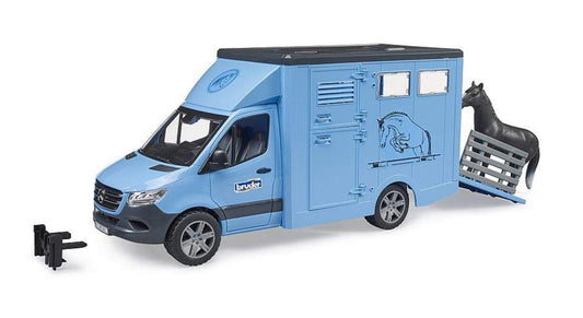 BRUDER® MB Sprinter Tiertransporter mit 1 Pferd