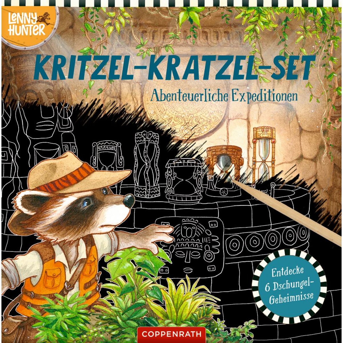 Coppenrath Verlag Lenny Hunter: Kritzel-Kratzel-Set - Abenteuerliche Exped.