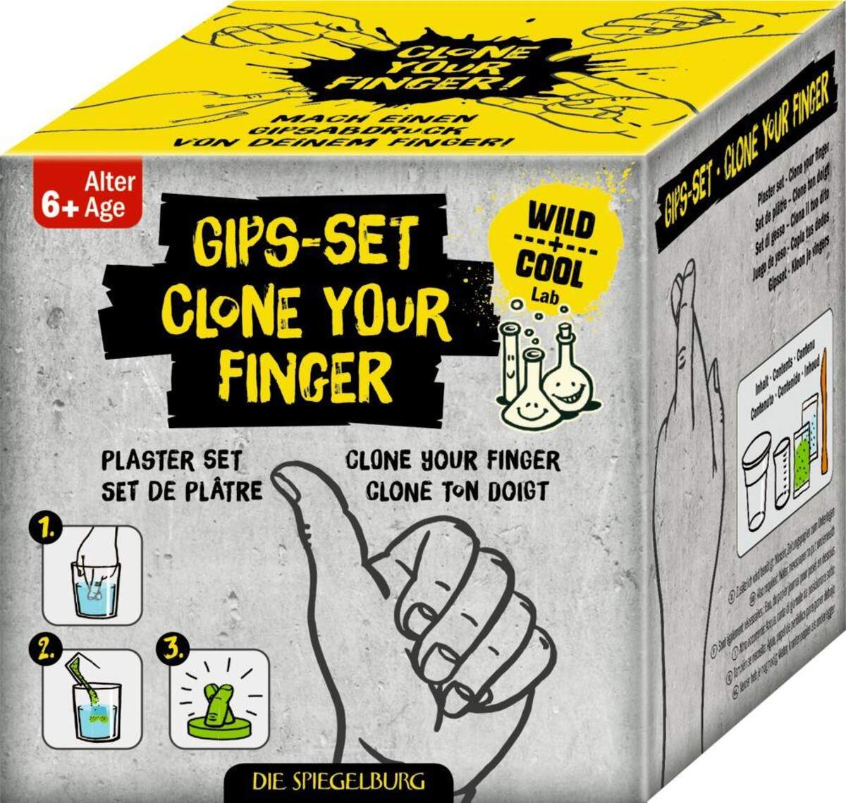 Die Spiegelburg Gips-Set "Clone your Finger" Wild+Cool