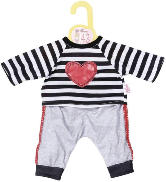 Dolly Moda Sport-Outfit gestreift 43cm