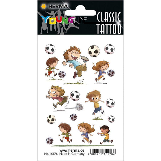 HERMA Classic Tattoo Sticker Colour Soccers
